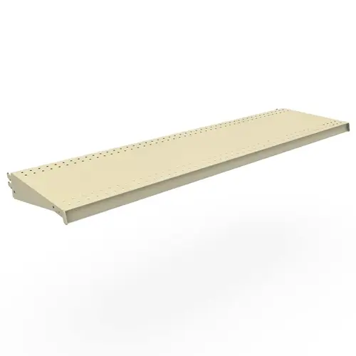 DL Style Shelf 1" H X 48" W X 13" L Powder Coated Platinum Powder Coated Pair DL Style Shelf 1" H X 48" W X 13" L Powder Coated Platinum Powder Coated Pair
