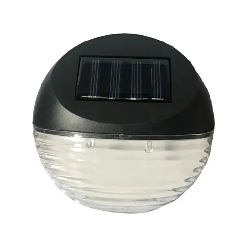 Utility Light Solar Powered LED Black