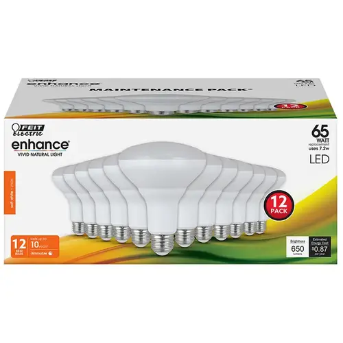 LED Bulb Enhance BR30 E26 (Medium) Soft White 65 W Soft White LED Bulb Enhance BR30 E26 (Medium) Soft White 65 W Soft White