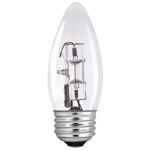 Halogen Bulb 43 W B11 Decorative 750 lm Warm White Clear Pair Halogen Bulb 43 W B11 Decorative 750 lm Warm White Clear Pair