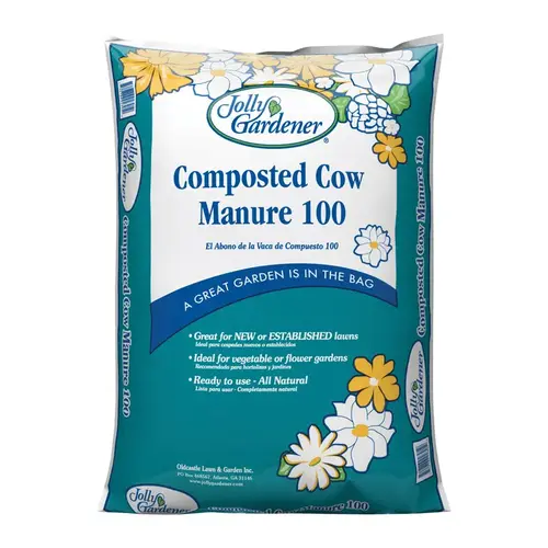 Manure 100 Organic Cow 0.75 cu ft 40 lb Manure 100 Organic Cow 0.75 cu ft 40 lb