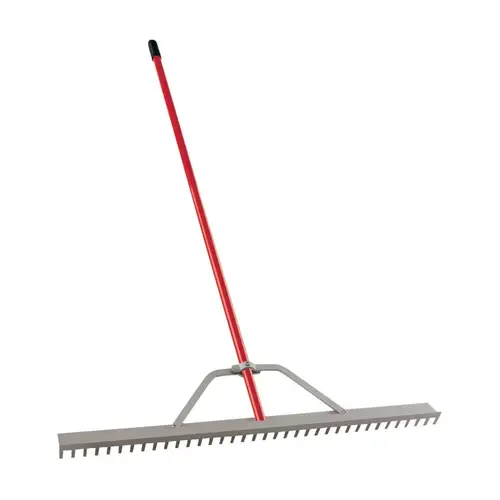 Landscape Rake 61" 36 Tine Aluminum Aluminum Handle Landscape Rake 61" 36 Tine Aluminum Aluminum Handle