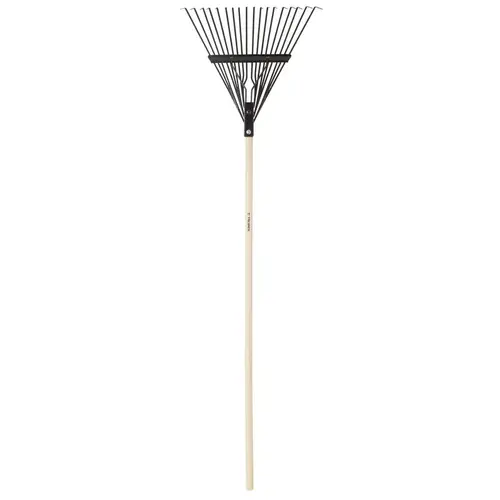 Rake 59" 18 Tine Steel Wood Handle Rake 59" 18 Tine Steel Wood Handle