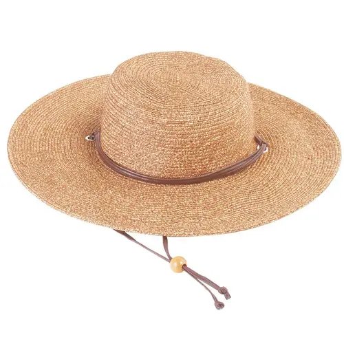 Women's Sun Hat Dark Brown M Dark Brown