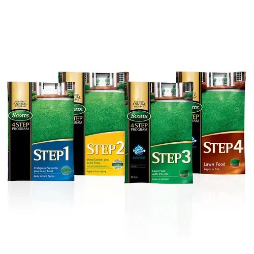 Lawn Fertilizer 4 Step Annual Program For All Grasses 15000 sq ft Lawn Fertilizer 4 Step Annual Program For All Grasses 15000 sq ft