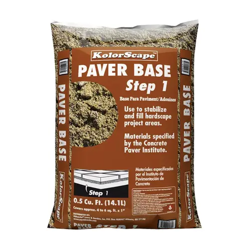 Paver Base Brown River Rock 0.5 cu ft 50 lb Brown Paver Base Brown River Rock 0.5 cu ft 50 lb Brown