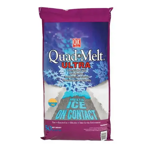 Ice Melt Quad Melt Ultra Blended Granule 50 lb Ice Melt Quad Melt Ultra Blended Granule 50 lb