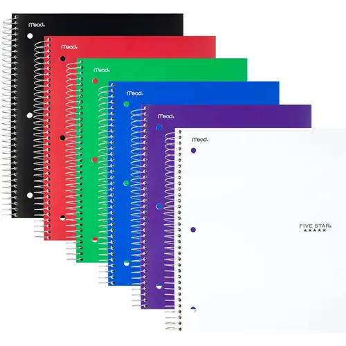 Notebook 8.5" W X 11" L Spiral Assorted Notebook 8.5" W X 11" L Spiral Assorted