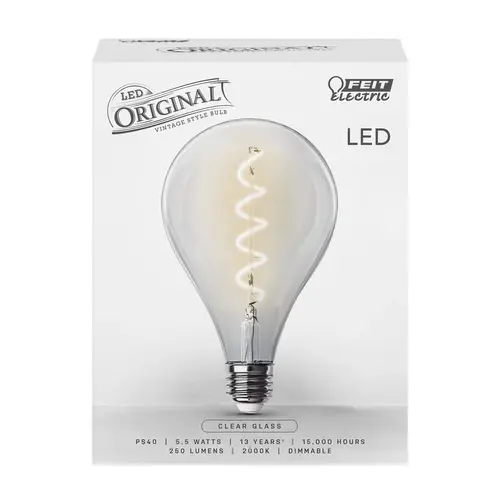 LED Bulb PS40 E26 (Medium) Soft White 60 W Clear LED Bulb PS40 E26 (Medium) Soft White 60 W Clear