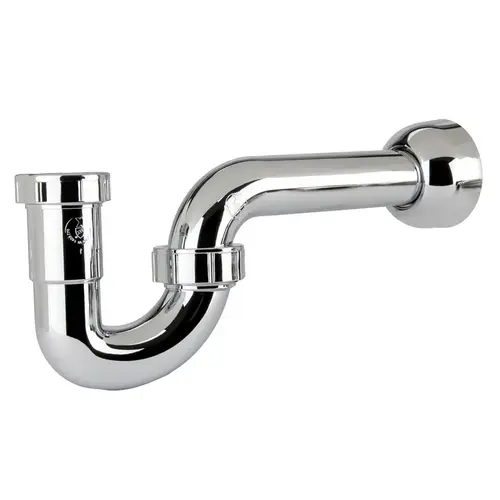 P-Trap 1-1/2" D X 10-3/4" L Plastic Polished Chrome