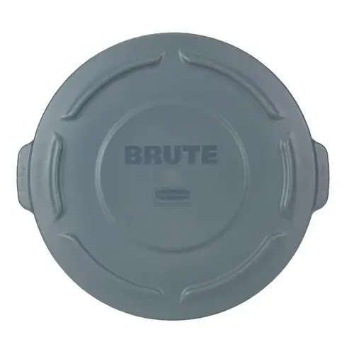Garbage Can Lid Brute Plastic 20 gal Gray Garbage Can Lid Brute Plastic 20 gal Gray