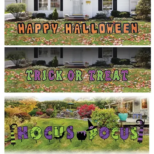 Halloween Decor Yard Sign - pack of 12 Halloween Decor Yard Sign - pack of 12