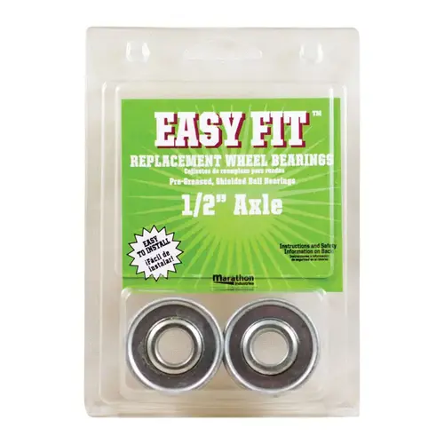 Wheel Bearings Easy Fit 500 lb. cap. Steel Pair Wheel Bearings Easy Fit 500 lb. cap. Steel Pair