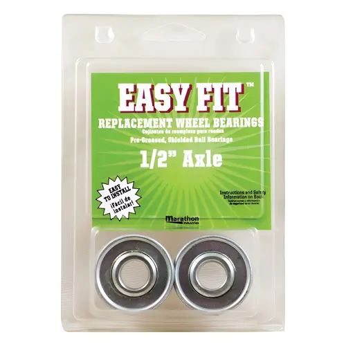 Wheel Bearings Easy Fit 500 lb. cap. Steel Pair