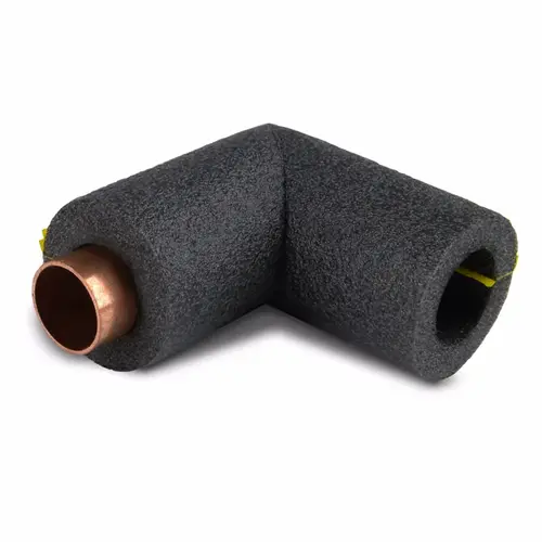 Pipe Insulation Elbow Tundra Self Sealing 1/2" X 1/2" L Polyethylene Foam Black