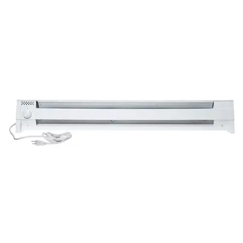 Baseboard Heater 175 sq ft 5120 BTU Convection White Baseboard Heater 175 sq ft 5120 BTU Convection White
