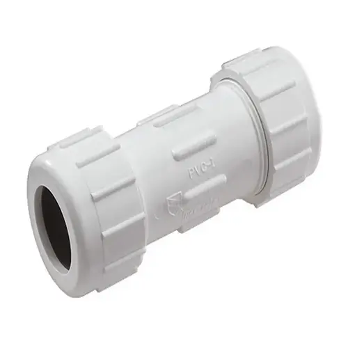 Repair Coupling Schedule 40 3" Compression T X 3" D Compression PVC Repair Coupling Schedule 40 3" Compression T X 3" D Compression PVC