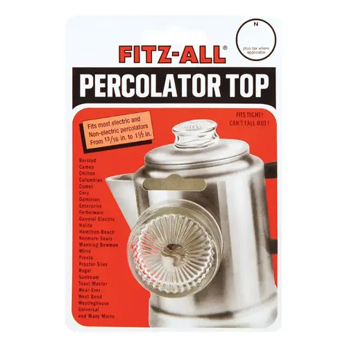 Replacement Percolator Top Glass Clear Clear Replacement Percolator Top Glass Clear Clear