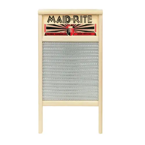 Washboard 12-7/16" W X 23.75" L Metal Scrub Surface Washboard 12-7/16" W X 23.75" L Metal Scrub Surface