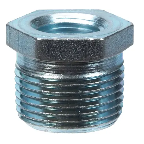 Hex Bushing oration 1/2" MPT X 3/8" D MPT Galvanized