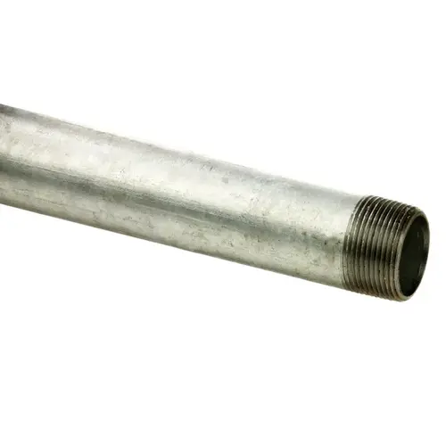 Pre-Cut Pipe 1-1/4" D X 60" L Galvanized Steel