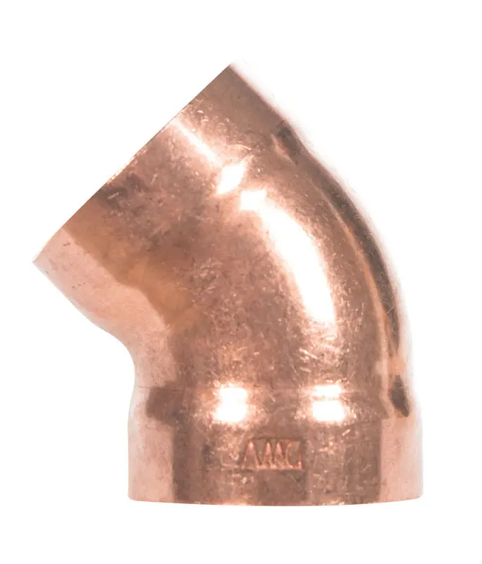 NIBCO 45 Degree Elbow 2 Sweat X 2 D Sweat Copper W00220D