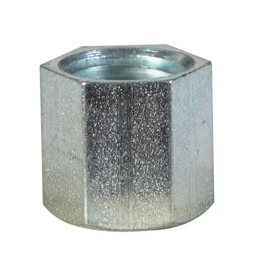 Hex Cap oration 1/2" FPT T Galvanized Steel Galvanized - pack of 5 Hex Cap oration 1/2" FPT T Galvanized Steel Galvanized - pack of 5
