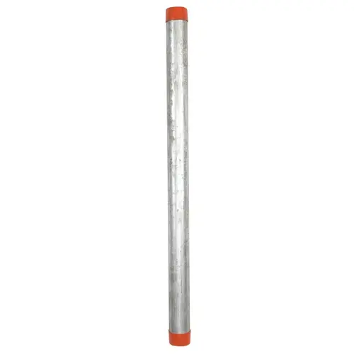 Galvanized Pipe Nipple: 1-1/2", 30" Long, Schedule 40, Steel