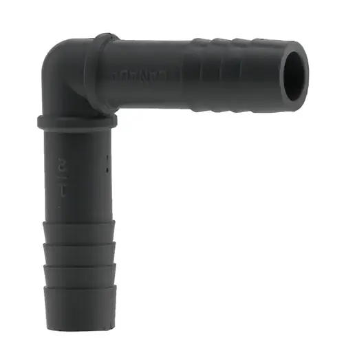 ELBOW POLY BARB 1/2 IN Gray