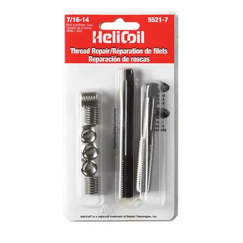 Thread Repair Kit 7/16" Stainless Steel 7/16-14 Thread Repair Kit 7/16" Stainless Steel 7/16-14