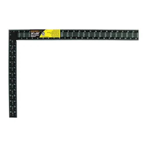 Carpenter Square 24" L X 16" H Steel Black