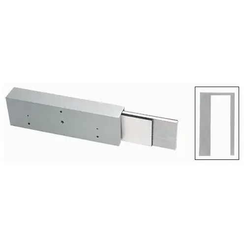 Herculite Door Bracket for Electromagnetic Locks Herculite Door Bracket for Electromagnetic Locks