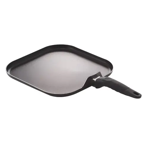 Griddle Get A Grip 11" W Aluminum Nonstick Surface Black Griddle Get A Grip 11" W Aluminum Nonstick Surface Black