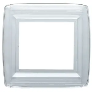 Westinghouse 74999 Wall Plate Shield Clear 2 gang Plastic Clear