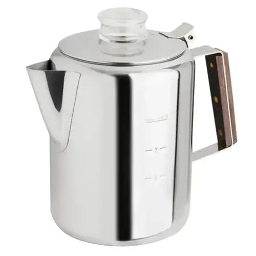 Stovetop Percolator Rapid Brew 9 cups Silver Silver Stovetop Percolator Rapid Brew 9 cups Silver Silver