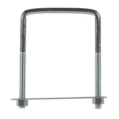 Lumber Size Square Bend U-Bolt 3/8" S X 3.7" W X 5" L Coarse Zinc-Plated Steel Zinc-Plated - pack of 5 Lumber Size Square Bend U-Bolt 3/8" S X 3.7" W X 5" L Coarse Zinc-Plated Steel Zinc-Plated - pack of 5