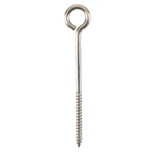 Lag Thread Eyebolt 1/4" S X 5" L Stainless Stainless Steel Stainless Lag Thread Eyebolt 1/4" S X 5" L Stainless Stainless Steel Stainless