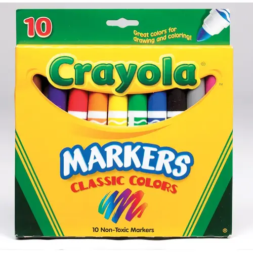 Markers Classic Assorted Broad Tip