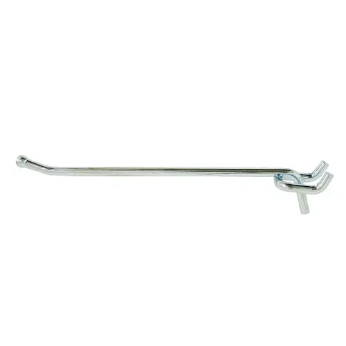 Peg Hooks Zinc Plated Silver Steel 8" Zinc Plated Peg Hooks Zinc Plated Silver Steel 8" Zinc Plated