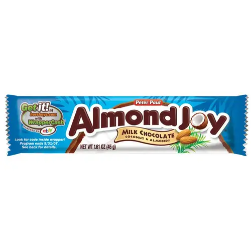 1.6 Oz. Chocolate w/Coconut & Almonds Candy Bar 1.6 Oz. Chocolate w/Coconut & Almonds Candy Bar