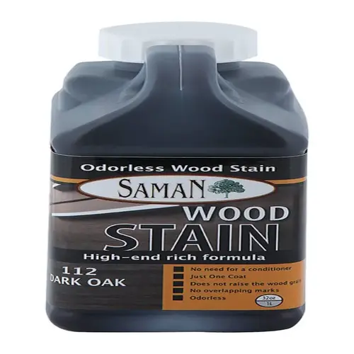 Wood Stain Semi-Transparent Dark Oak Water-Based 32 oz Dark Oak