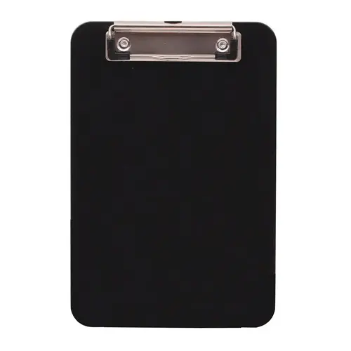 Clipboard Memo Size Plastic Black