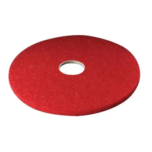 Floor Pad Scotch-Brite 20" D Non-Woven Natural/Polyester Fiber Red Red - pack of 5 Floor Pad Scotch-Brite 20" D Non-Woven Natural/Polyester Fiber Red Red - pack of 5