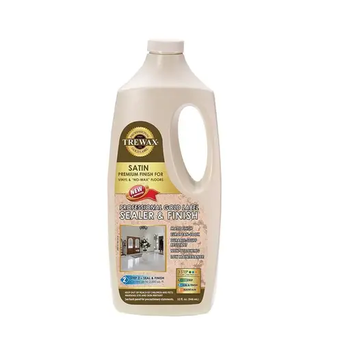 32 Oz. Gold Label Satin Finish Floor Sealer Wax 32 Oz. Gold Label Satin Finish Floor Sealer Wax