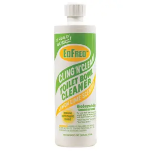 EdFred 63846-XCP12 Toilet Bowl Cleaner Cling 'N' Clean Lemon Lime Scent 16 oz Liquid - pack of 12