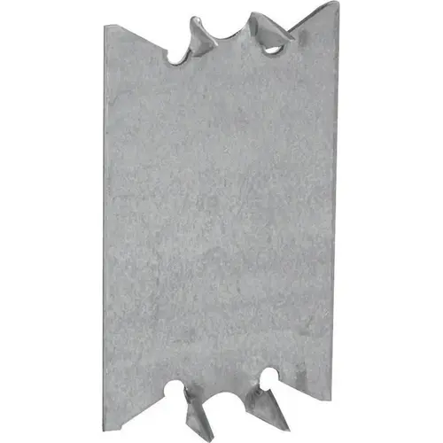 Cable Protector Plate 2.56" L Silver - pack of 100