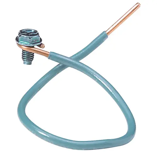 Grounding Wire ProConnex 8" L Gree - 2 per pack x10 packs Grounding Wire ProConnex 8" L Gree - 2 per pack x10 packs