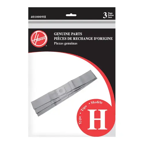 Type H Standard Vacuum Bag - pack of 3 Type H Standard Vacuum Bag - pack of 3