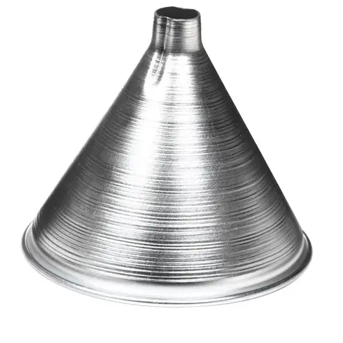 Funnel Silver 4" H Aluminum 8 oz Silver Funnel Silver 4" H Aluminum 8 oz Silver