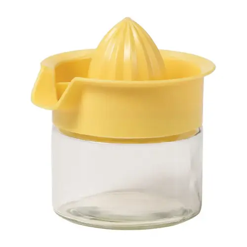 Manual Juice Press Clear/Yellow Glass/Plastic 12 oz Clear/Yellow Manual Juice Press Clear/Yellow Glass/Plastic 12 oz Clear/Yellow